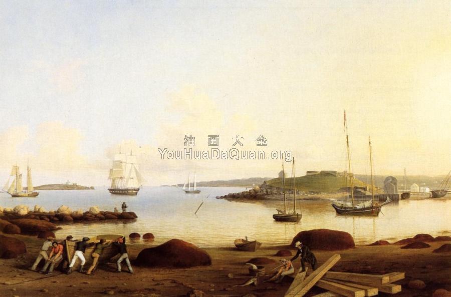 The Fort and Ten Pound Island, Gloucester, Massachusetts - 菲茨·休·莱恩